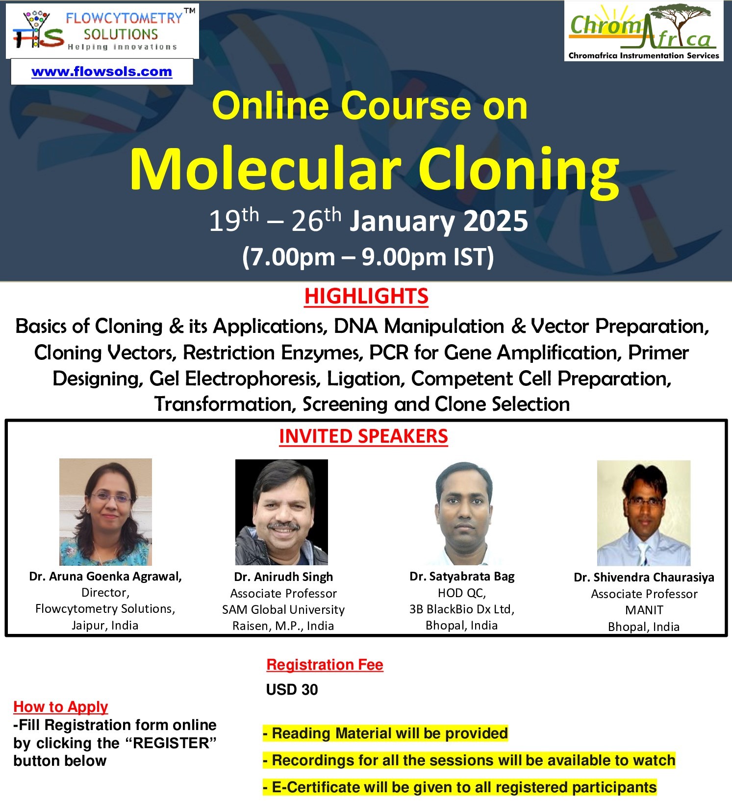 Molecular Cloning Training